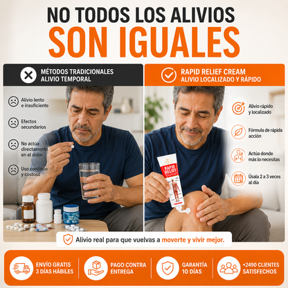 RapidRelief Cream™ – Crema de Alivio Muscular y Articular