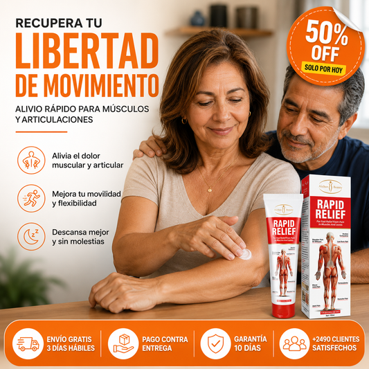 RapidRelief Cream™ – Crema de Alivio Muscular y Articular