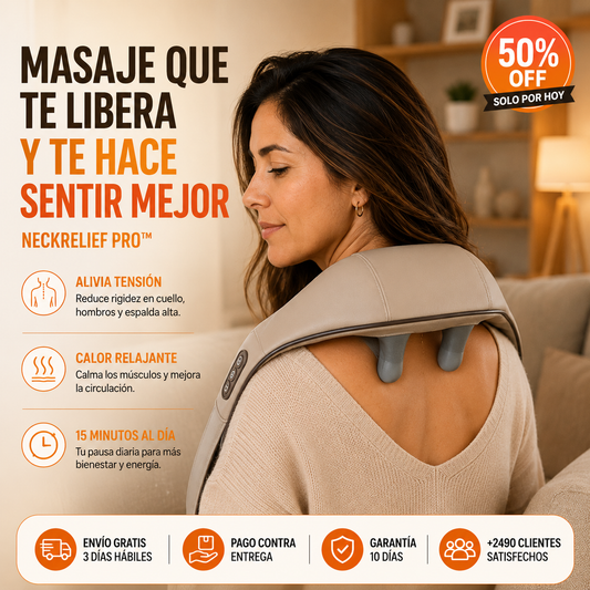 NeckRelief Pro™ + Crema de Regalo 🎁
