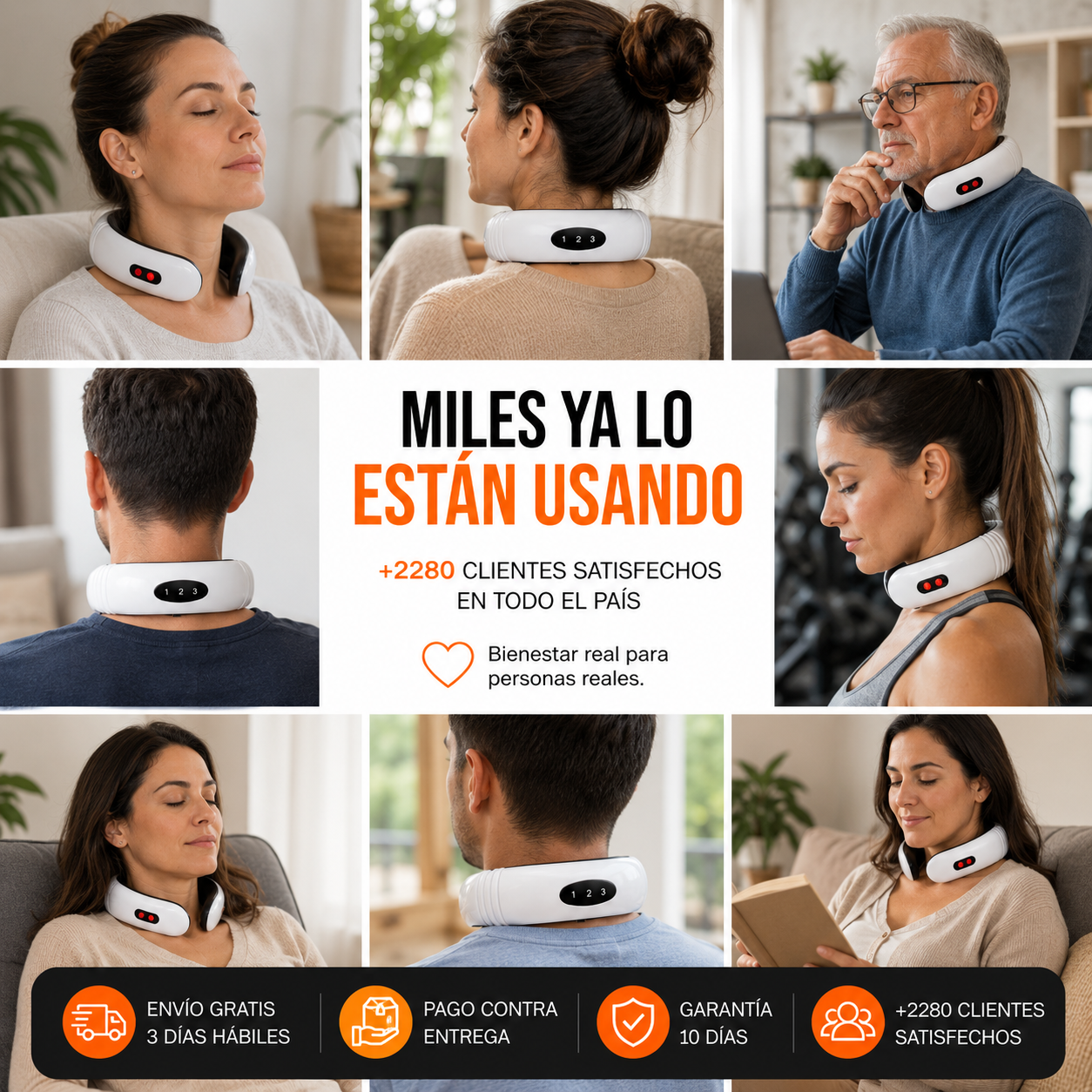 Masajeador Cervical Digital 2 Electrodos