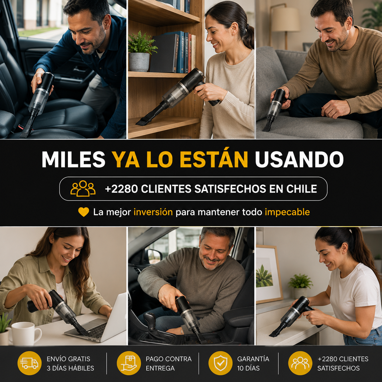 Mini Aspiradora Portátil - MiniClean Pro